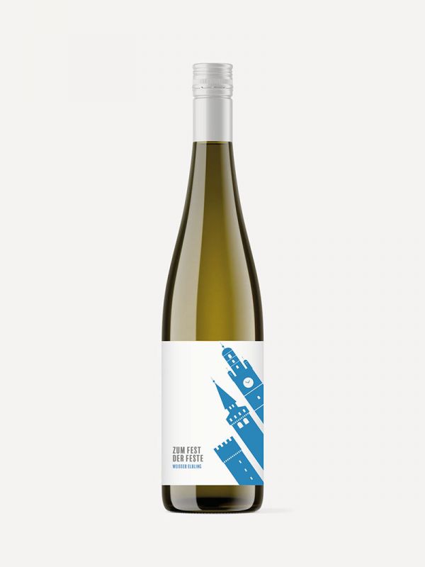 Weinschorle weiss/blau